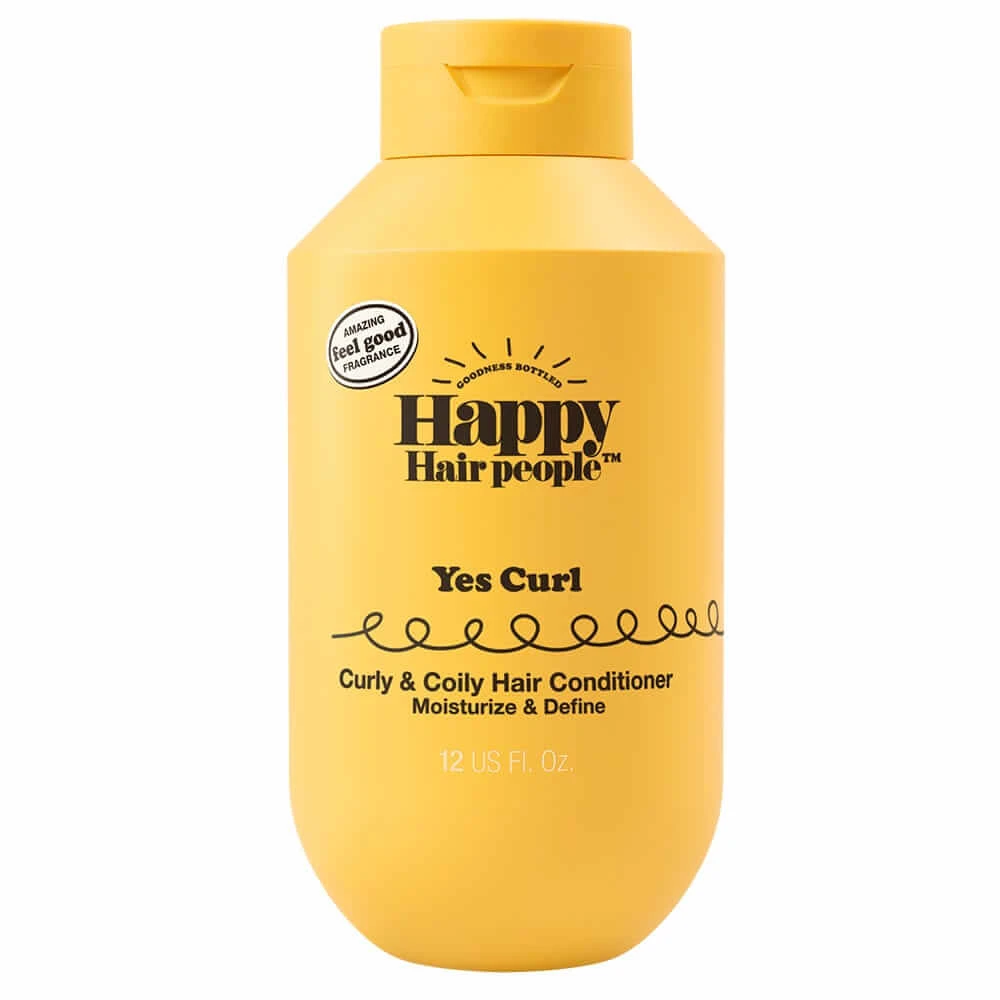 Feuchtigkeitsspendende Spülung mit Rizinusöl und Orange für lockiges und gewelltes Haar, 355 ml, Happy Hair People