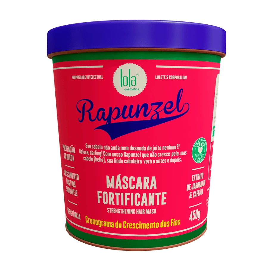 Mascarilla capilar fortificante Rapunzel, 450 g, Lola Cosmetics
