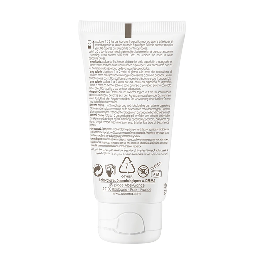 Dermalibour+ Barrier beruhigende isolierende Creme, 50 ml, Aderma