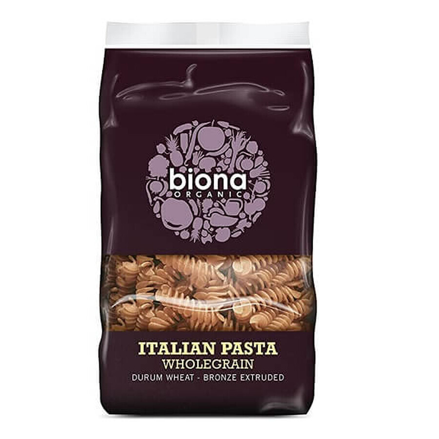 Fusilli din grau integral Bio, 500 gr, Biona