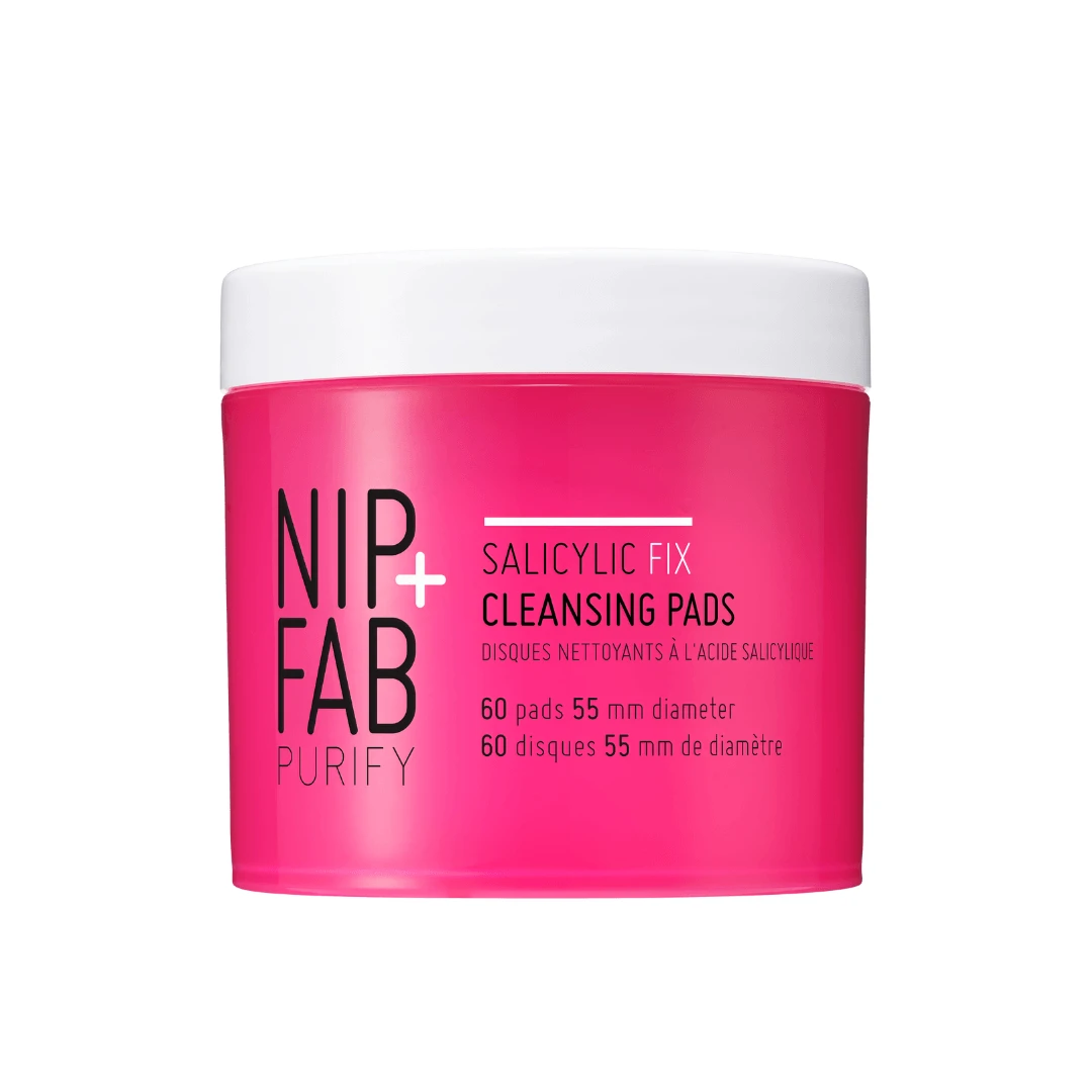 Salicyl Fix Gesichtsreinigungsscheiben, 60 Stück, Nip+Fab
