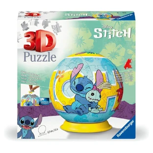 Puzzle 3D - Bila Disney Stitch, 72 piese, Ravensburger