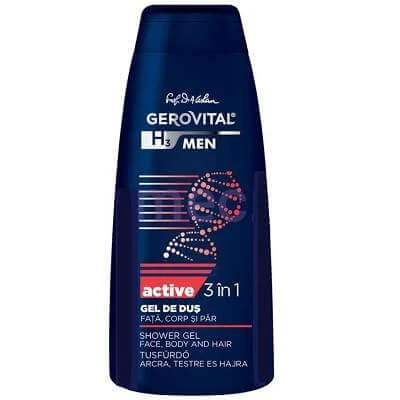 Gerovital H3 Men's Active 3-in-1 Duschgel, 400ml, Farmec
