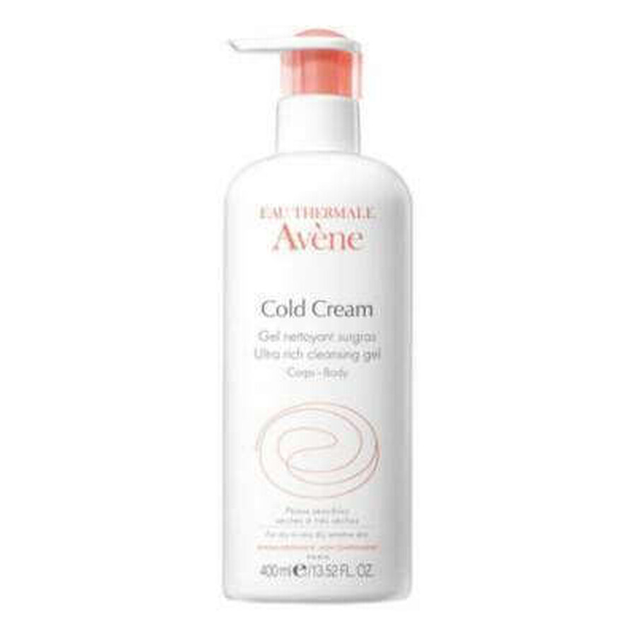 Gel de duș Avene Cold Cream, 400 ml, Pierre Fabre