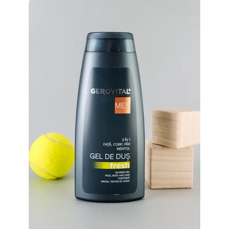 Fresh 3 in 1 Duschgel, 400ml, Gerovital Men