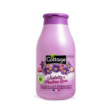 Feuchtigkeitsspendendes Duschgel mit Milch und Extrakt aus Veilchen und rosa Praline, 250 ml, Cottage