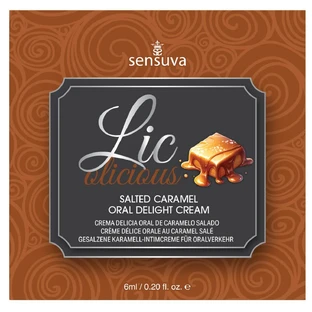 Lubrifiant aromatizat Sensuva Caramel 6 ml