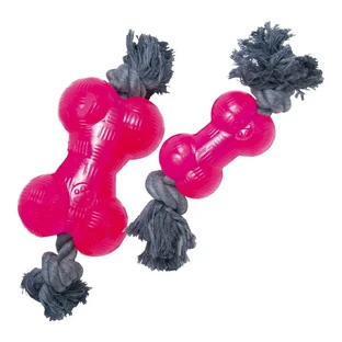 Jucărie pentru câine Gloria TPR Cu șir Roz Mărimea M (14 cm)