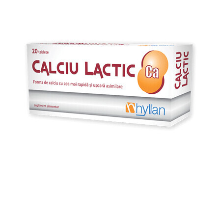 Milchcalcium, 20 Tabletten, Hyllan