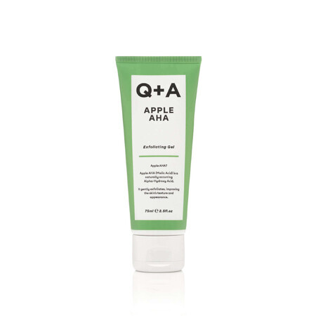 Gel exfoliant cu acid AHA si extract din mere 75 ml, Q+A