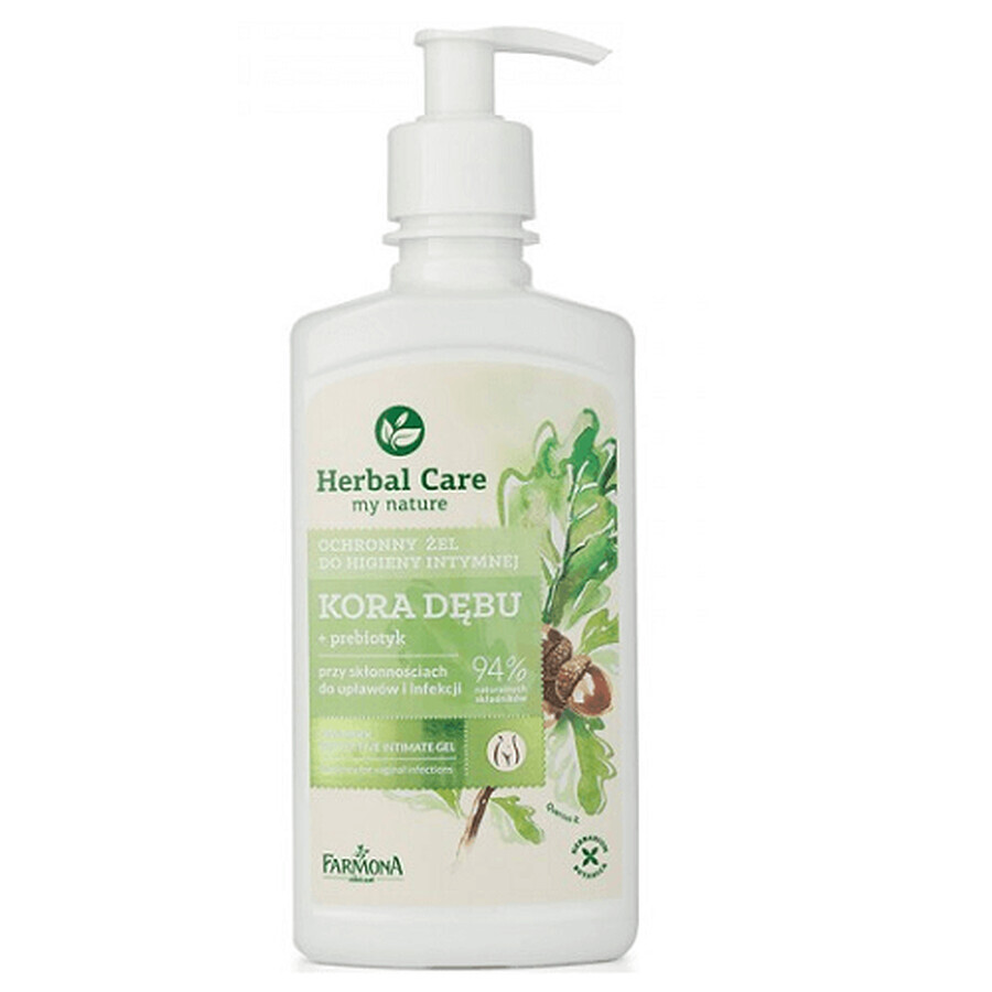 Gel intim cu extract din Coaja de stejar Herbal Care, 330ml, Farmona