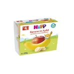 Fruchtsnack mit Äpfeln und Bananen, 4x 100 g, Hipp