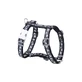 Arnés para perro Dingo Rojo STYLE DIAMOND 45-66 cm Negro 36-59 cm