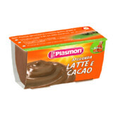 Gustare Merenda cu lapte și cacao, +6luni, 2x120g, Plasmon