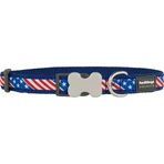 Dog collar Red Dingo STYLE US FLAG 31-47 cm