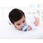 Inel gingival din silicon Ciupercuta, albastra, Mombella