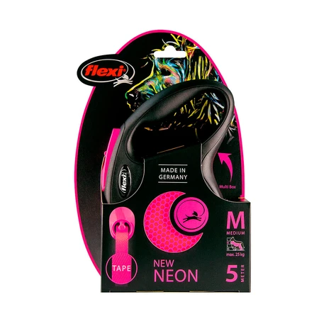 Correa para perro Flexi Flexi Flexi Flexi 5 m Rosa M