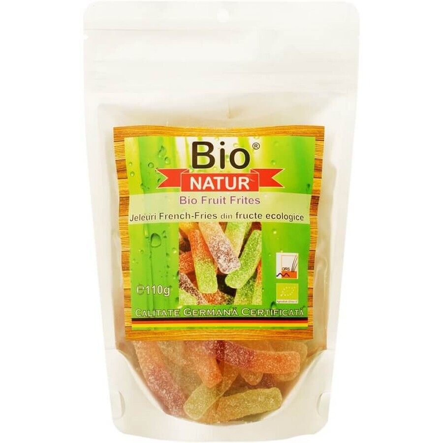 Bio Fruchtgummi Pommes Frites, 110 gr, Bio Natur
