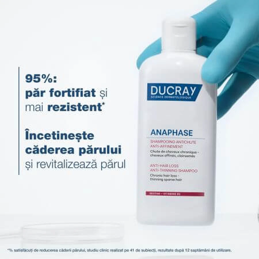 Sampon complementar impotriva caderii parului Anaphase, 200 ml, Ducray