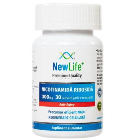 Nicotinamid Ribosid 300 mg, 30 Kapseln, Newlife+