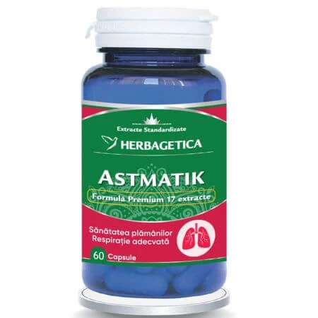 Astmatik, 60 Kapseln, Herbagetica