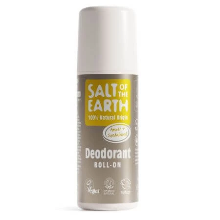 Bernstein und Sandelholz Unisex-Deoroller, 75 ml, Salt Of The Earth