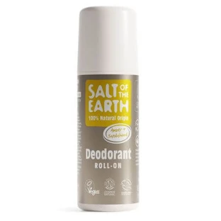Amber and Sandalwood unisex vegan roll-on deodorant, 75 ml, Salt Of The Earth