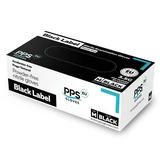 Manusi negre nepudrate din nitril Black Label PPS, marimea M, 100 bucati, PPS Gloves