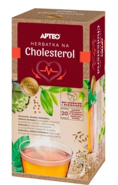 Apteo Natura Cholesterin Tee, 20 Portionsbeutel