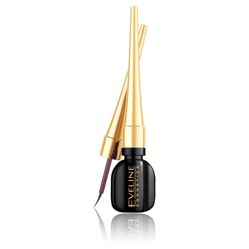 Eveline Cosmetics Celebrities Eyeliner Wasserfester Eyeliner Braun, 1 Stück