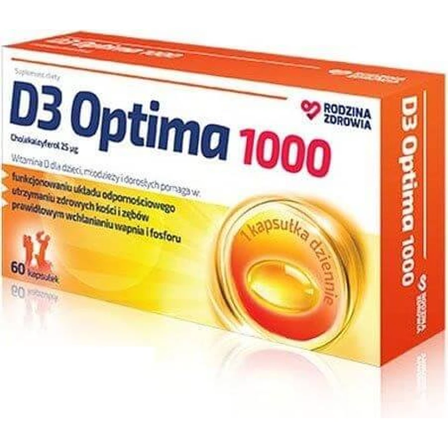 Family Health D3 Optima 1000 60 Kapseln