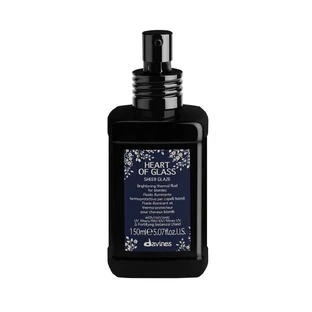 Davines Heart Of Glass Sheer Glaze Brightening Fluid fără clătire pentru păr blond, 150 ml