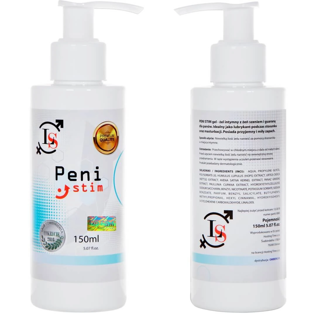 Love Stim Peni Stim Erektions- und Penisvergrößerungsgel, 150ml