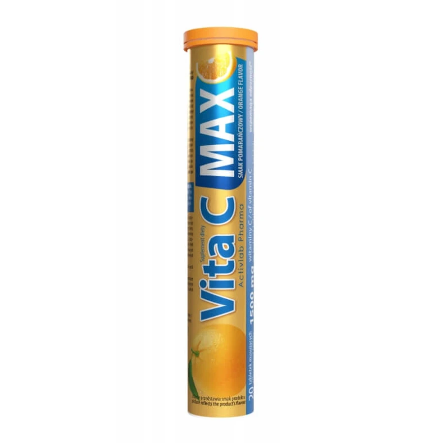 ActivLab Pharma Vita C Max Orangengeschmack, 20 Brausetabletten
