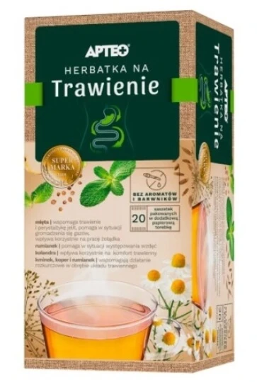 Apteo Natura Verdauungstee, 20 Portionsbeutel
