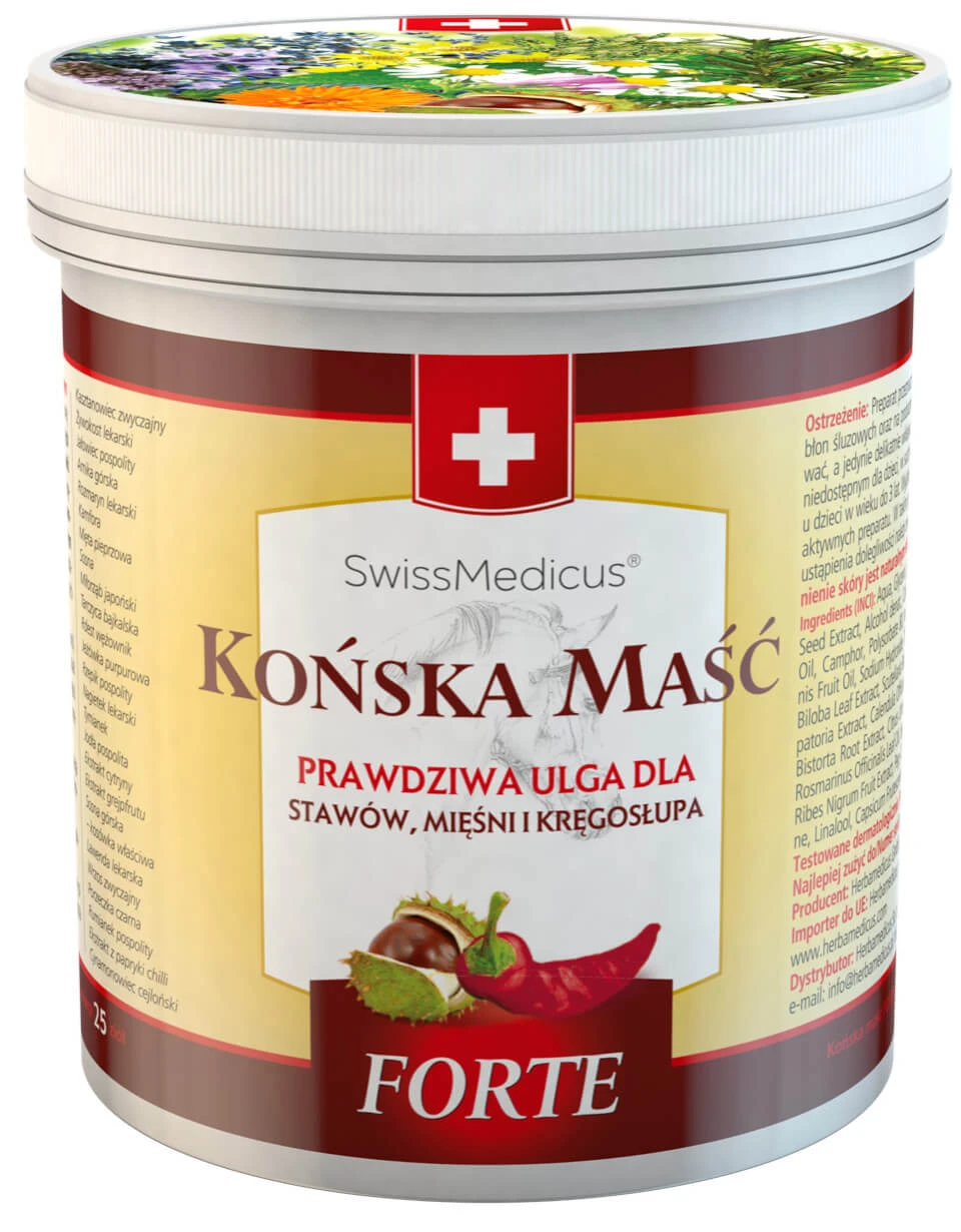 Swissmedicus, Wärmende Pferdesalbe, 500ml