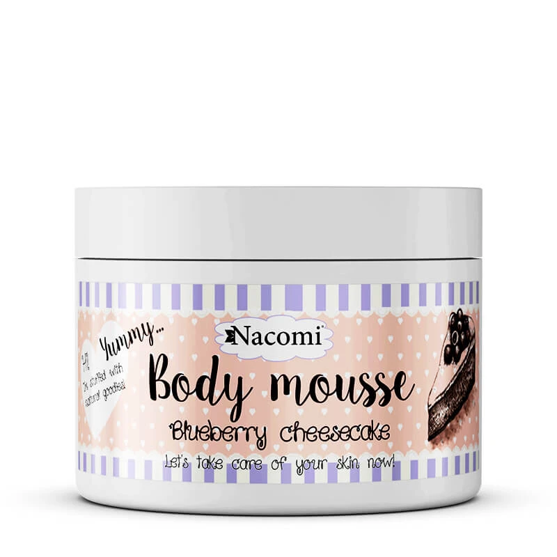 Nacomi Blaubeer-Käsekuchen Körper-Mousse, 180 ml