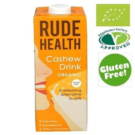 Bio-Cashew-Pflanzenmilch, 1L, Rude Health
