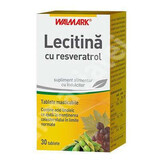 Lecitină cu resveratrol, 30 tablete, Walmark