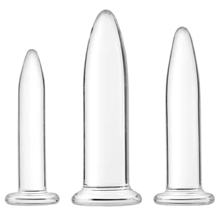 Plug anal NS Novelties Trainer Kit 3 piese (13 cm) (13,9 cm) (11,3 cm)