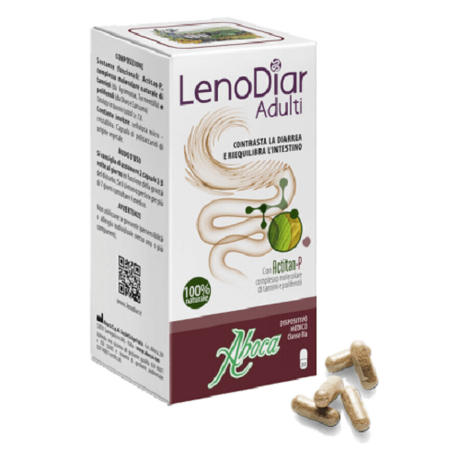 LenoDiar Adult gegen Durchfall, 20 cps, Aboca