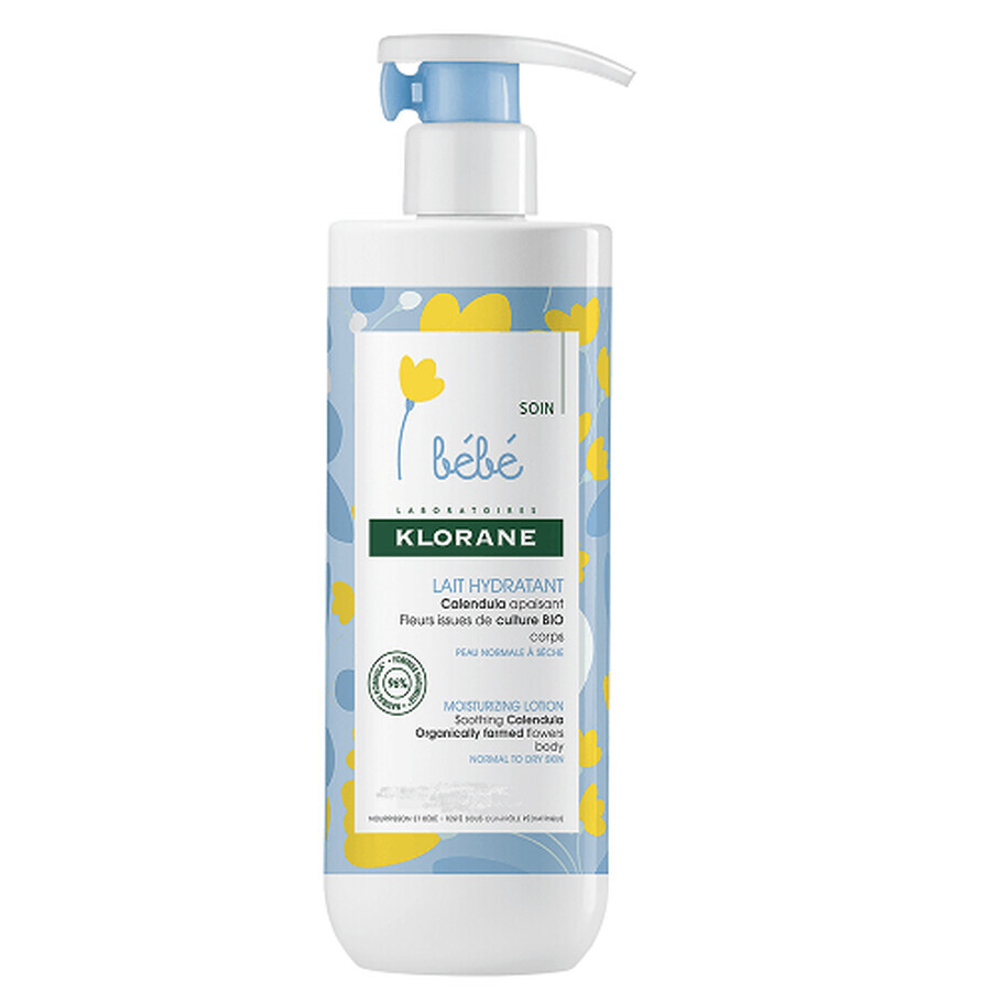 Feuchtigkeitsspendende Körperlotion, 500 ml, Klorane Baby