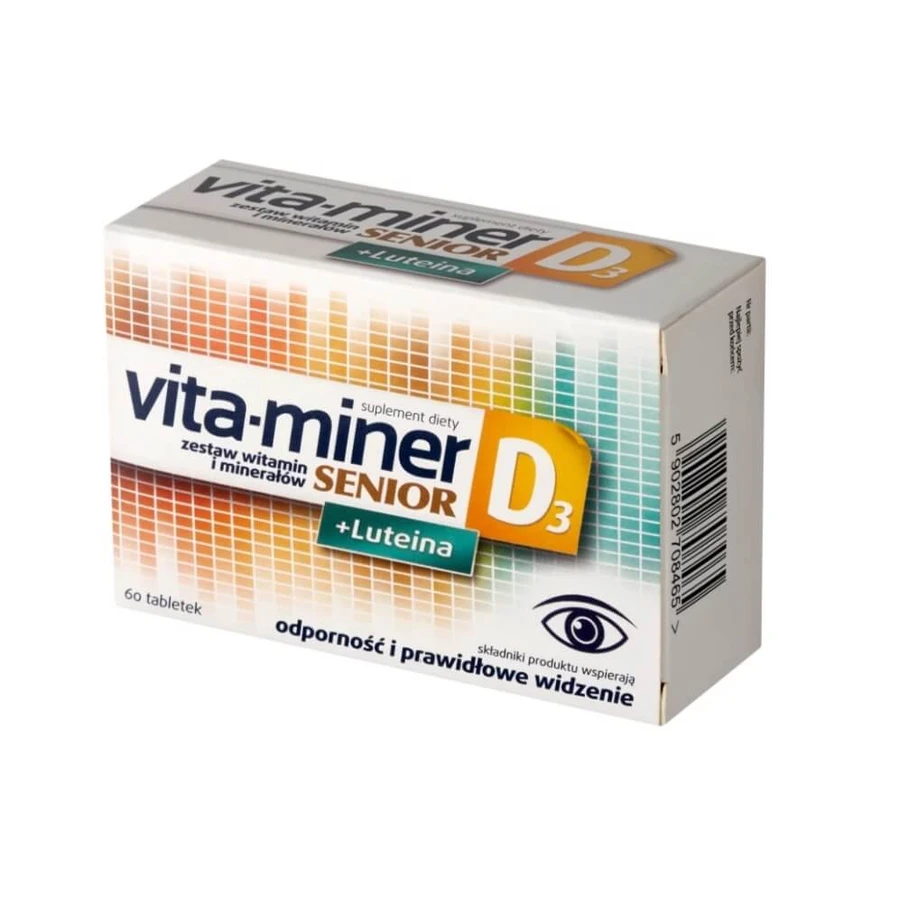 Vita-Miner Senior D3 + Lutein, 60 Tabletten