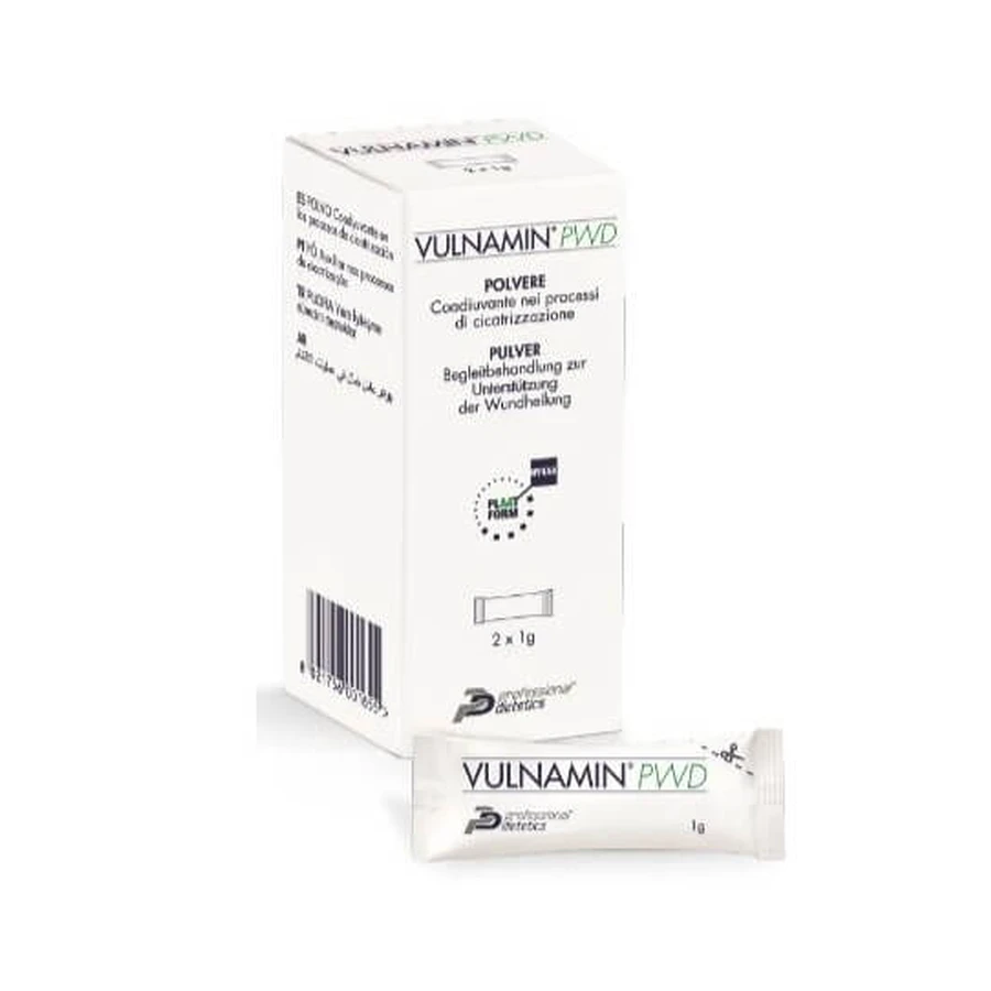 Vulnamin PWD Cicatrizante, 2 sobres