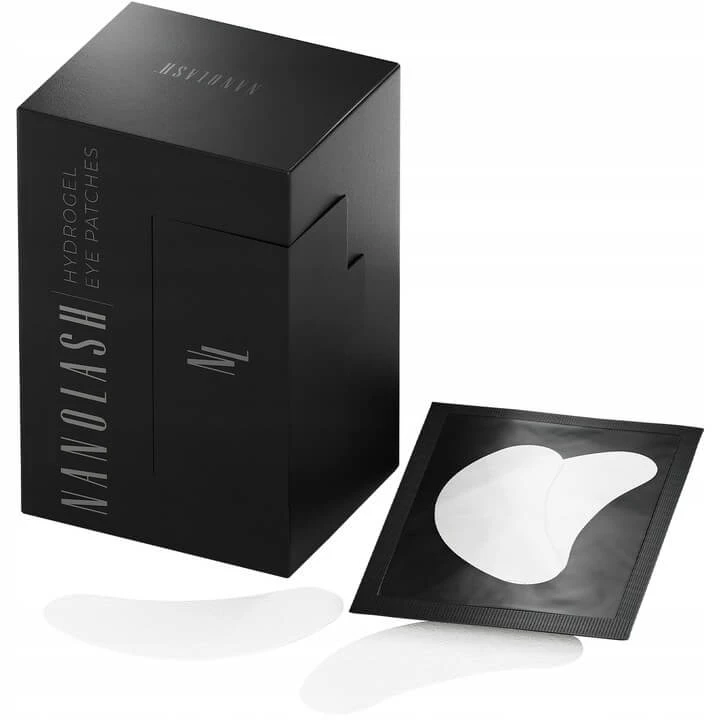Nanolash Hydrogel-Augenpflaster Hydrogel-Wimpernverlängerungspads, 50 Paar