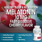 Mélatonine 10 mg arôme cerise, 100 comprimés, Bronson Laboratories