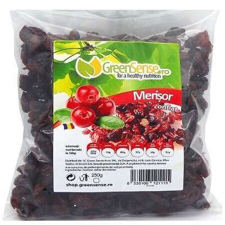 Merișor confiat, 250g, GreenSense