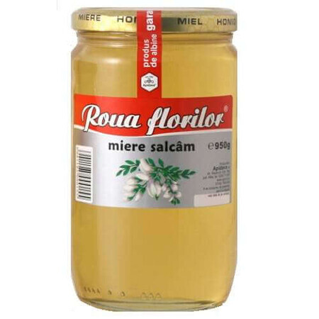 Miere de salcam Roua Florilor, 950 g, Apidava