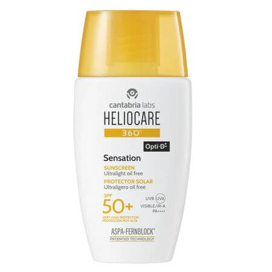 Heliocare 360 Sensation Crema di protezione solare SPF 50+ Heliocare 360 Sensation, 50 ml, Cantabria Labs