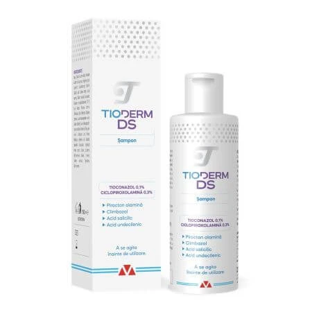 Intensives Shampoo für seborrhoische Dermatitis Tioderm DS, 150 ml, Braderm